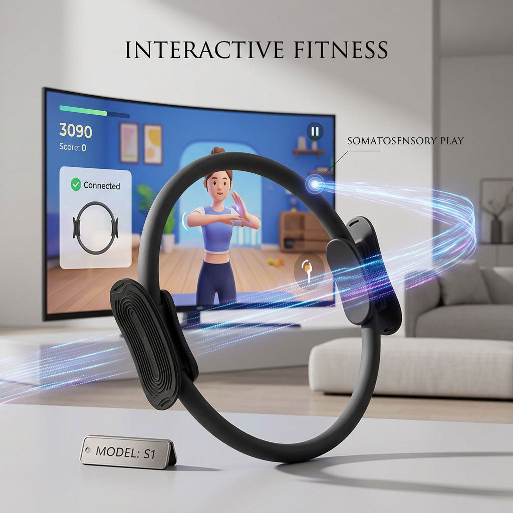 JoyCircle - Joyloopy Pilates Ring, Smart Motion Sensing Fitness Ring