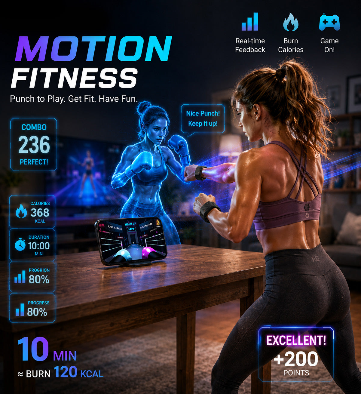 JoySense - Smart Motion Sensing Game Wristband