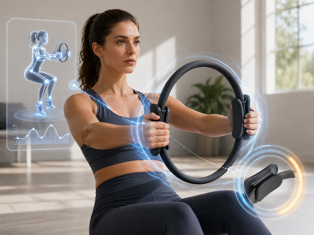 JoyCircle - Joyloopy Pilates Ring, Smart Motion Sensing Fitness Ring